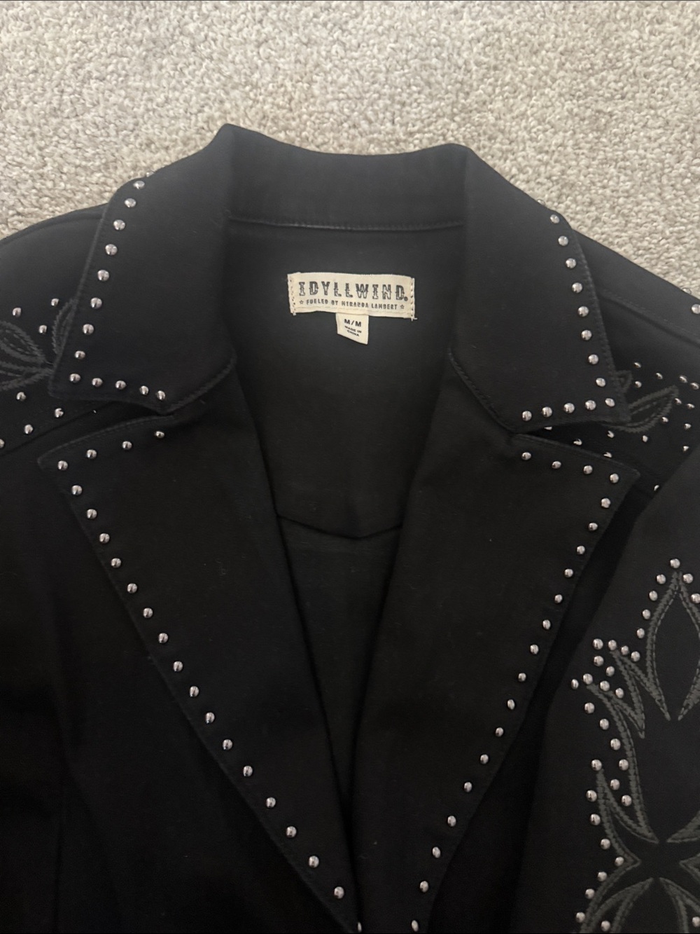 Idyllwind Black Embellished Women’s Blazer Jacket - Picture 5 of 9